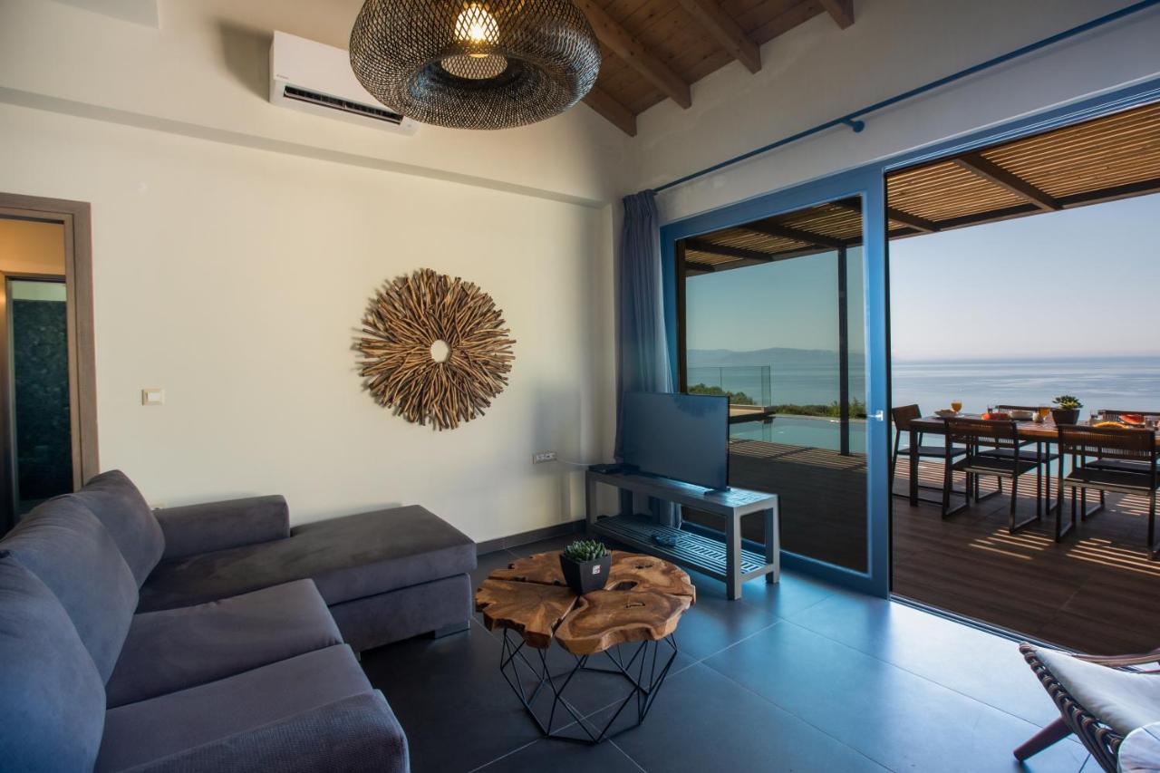 Brand New Villa Lefka With Private Pool At Platies Plateies Екстериор снимка
