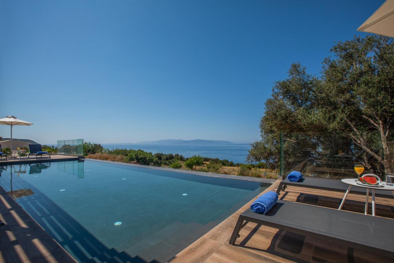 Brand New Villa Lefka With Private Pool At Platies Plateies Екстериор снимка