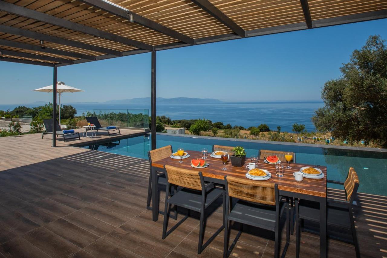 Brand New Villa Lefka With Private Pool At Platies Plateies Екстериор снимка
