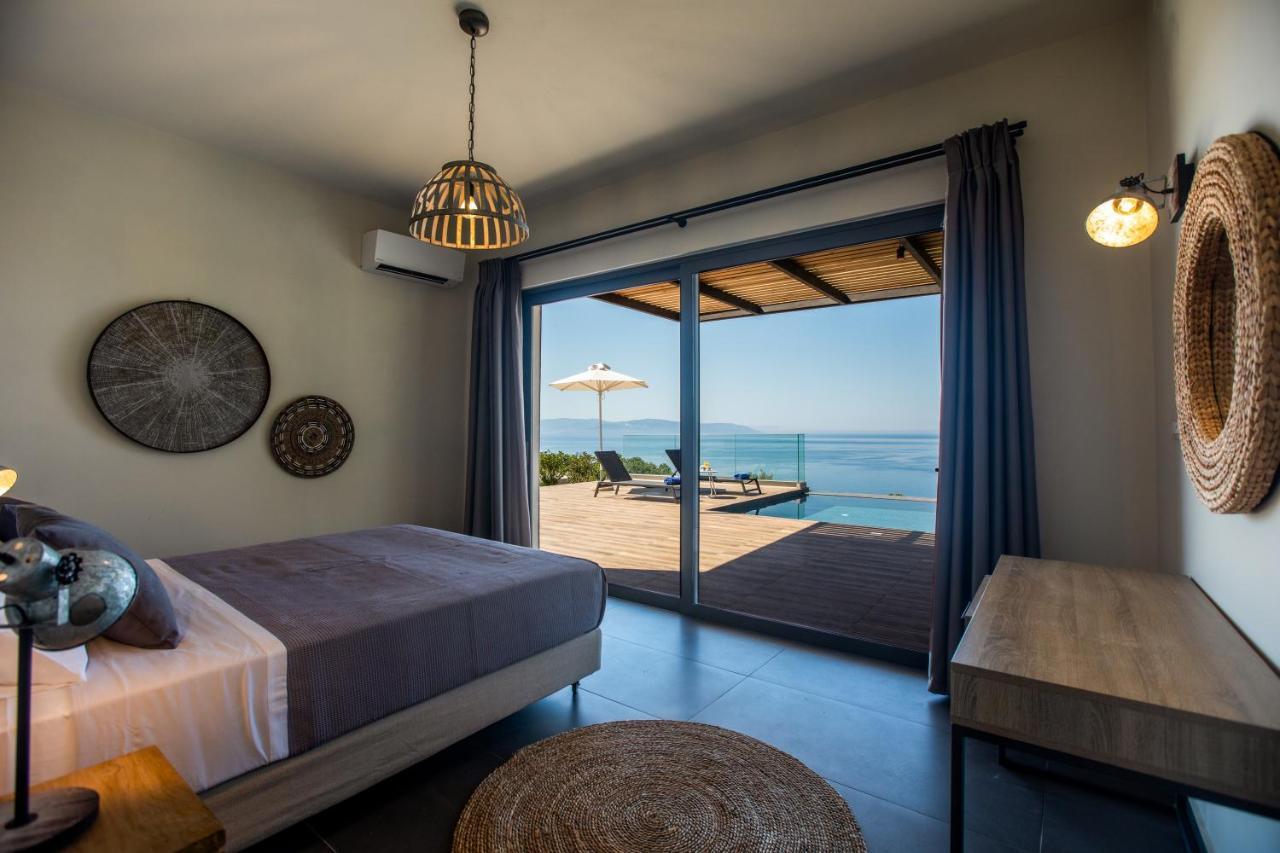 Brand New Villa Lefka With Private Pool At Platies Plateies Екстериор снимка